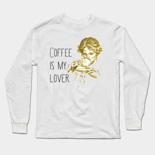 Introvert Valentine Coffee Is My Lover Long Sleeve T-Shirt